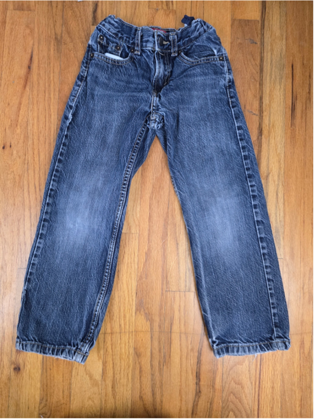 Boys Levi's 505 Straight Leg Jeans Size 7 Blue